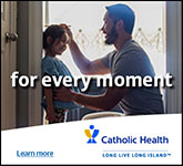 Catholic Health Services of Long Island Tall Sponsorship Banner
