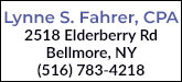 Lynne S. Fahrer, CPA Sponsorship Banner